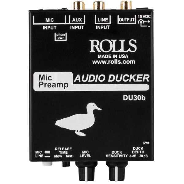 Main product image for Rolls DU30b Microphone Preamp w/Audio Ducker 245-1020
